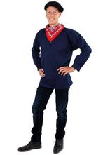 Blauwe kiel volwassenen man/vrouw, Kleding | Dames, Carnavalskleding en Feestkleding, Ophalen of Verzenden, Nieuw