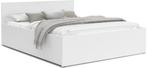 Wit Twijfelaar Bed 120x200 Opklapbaar - Bespaar 55%! Twee..., Ophalen of Verzenden, Nieuw, 180 cm of meer, 100 cm of meer