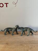 sculptuur, Panthères - 1,8 kg - 13 cm - Brons