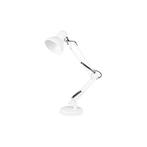 LED Kantelbare Bureaulamp | Wit | Industrieel | E27 fitting, Ophalen of Verzenden, Nieuw, Metaal, Industrieel
