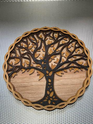 Tree of life wanddecoratie in 4 lagen beschikbaar voor biedingen