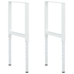 Werkbankonderstel Metaal Grijs | 2 stuks | Tweedekansje |..., Doe-het-zelf en Verbouw, Werkbanken, Ophalen of Verzenden, Nieuw