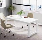 Groot Bureau 160 cm – Moderne Werktafel met Stalen Frame, Huis en Inrichting, Verzenden, Nieuw