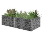 vidaXL Gabion plantenbak 180x90x50 cm gegalvaniseerd staal, Verzenden, Nieuw, IJzer, Minder dan 1 meter