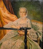 Scuola europea (XX), da François-Hubert Drouais - Ritratto, Antiek en Kunst, Kunst | Schilderijen | Klassiek