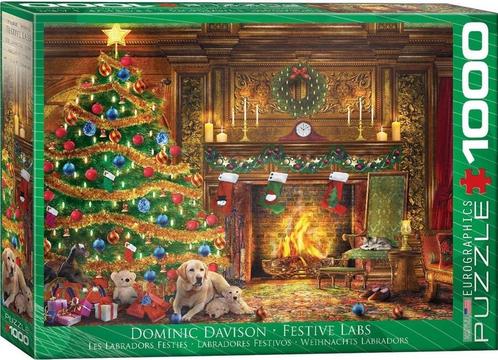 Festive Labs - Dominic Davison Puzzel (1000 stukjes) |, Hobby en Vrije tijd, Denksport en Puzzels, Nieuw, Verzenden