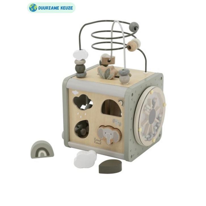 Houten activiteitencubus | Duurzaam speelplezier voor peu..., Kinderen en Baby's, Speelgoed | Houten speelgoed, Nieuw, Ophalen of Verzenden
