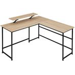Bureau Melrose 140x130x76,5cm - Industrieel licht hout, eike