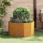 vidaXL Plantenbak Roestig 90 x 90 x 50 cm Cortenstaal, Verzenden, Nieuw, Metaal, 60 tot 100 cm