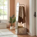 Staande garderobespiegel Kuonta met kledingrek 165x40x51 cm, Huis en Inrichting, Woonaccessoires | Spiegels, Verzenden, Nieuw
