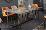 Eettafel Concord 200cm Keramiek Taupe Marmerlook - 40668