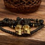 Tibetaanse Mala - Lavasteen en schedels - Talisman, Verzamelen, Nieuw