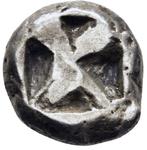 Thraco-Macedonische regio, Siris Stater 525-480 BC. Satyr,