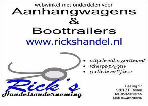 Aanhangwagen, aanhanger, boottrailer en trailer onderdelen, Auto diversen, Aanhangwagen-onderdelen, Nieuw, Ophalen of Verzenden