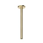 Plafondbuis Hotbath Cobber Rond 30 cm Gepolijst Messing PVD, Ophalen of Verzenden, Nieuw, Chroom, Kraan