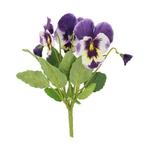 Viooltje, vioolen Pansy Purple/Blauw pick 30cm Kunst, Huis en Inrichting, Woonaccessoires | Kunstplanten en Kunstbloemen, Nieuw