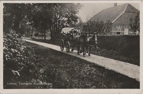 LATTROP - Twentsche Bruiloftswagen, Verzamelen, Ansichtkaarten | Nederland, Verzenden