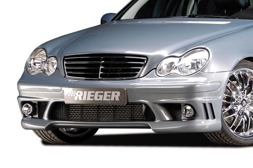 Rieger voorbumper | C-Klasse (W203): 05.00- - Sedan, T-model, Auto-onderdelen, Carrosserie en Plaatwerk, Nieuw, Mercedes-Benz