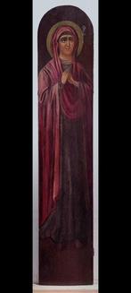 Icoon - Moeder Gods - Hout, Antiek en Kunst