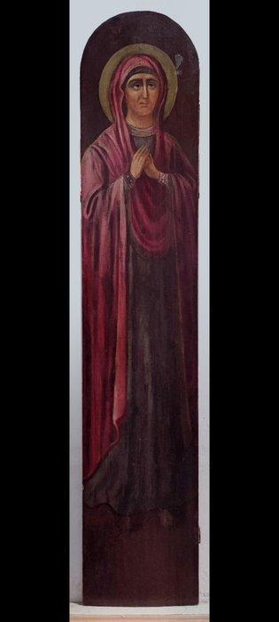 Icoon - Moeder Gods - Hout, Antiek en Kunst, Kunst | Niet-Westerse kunst