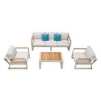 Higold Exee 2.0 Loungeset - Taupe - 4-delig -, Tuin en Terras, Ophalen of Verzenden, Nieuw