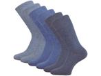 6 paar SQOTTON® Katoenen sokken - Naadloos - Jeans-mix, Verzenden, Nieuw