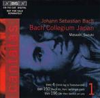 cd - Johann Sebastian Bach - Cantatas  1: BWV 4 Christ La..., Verzenden, Zo goed als nieuw