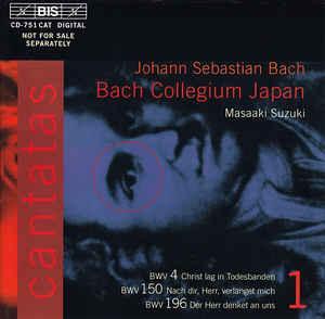cd - Johann Sebastian Bach - Cantatas  1: BWV 4 Christ La..., Cd's en Dvd's, Cd's | Overige Cd's, Zo goed als nieuw, Verzenden