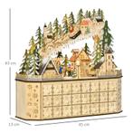 Adventskalender Kerstdecoratie Kerstdecoratie, 24 Laden, LED, Caravans en Kamperen, Slaapzakken, Verzenden, Nieuw