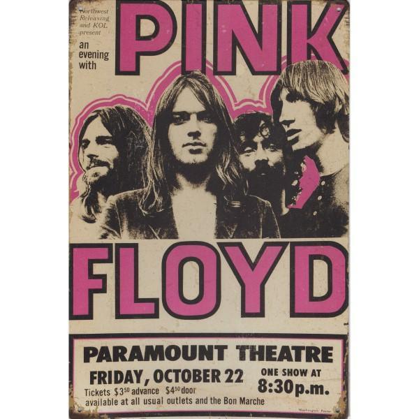 Concert Cord - Pink Floyd Paramount Theatre, Verzamelen, Muziek, Artiesten en Beroemdheden, Poster, Artwork of Schilderij, Nieuw