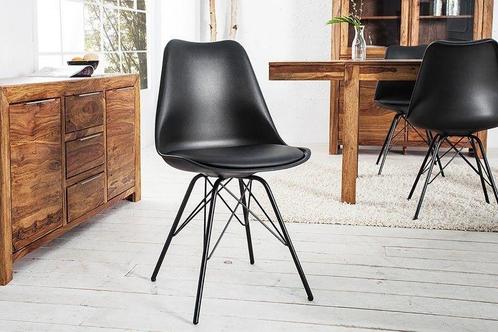 Retro stoel SCANDINAVIA MEESTERSTUK zwart - 36192, Huis en Inrichting, Stoelen, Ophalen of Verzenden