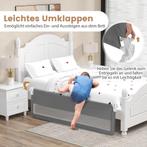 Bedhekje - 180 cm - Bedrand - Bedrail - Bedrek - Grijs - COS, Verzenden, Zo goed als nieuw