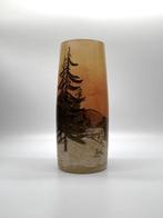 Jem - Vaas - Glas - Winter Landschap, Antiek en Kunst