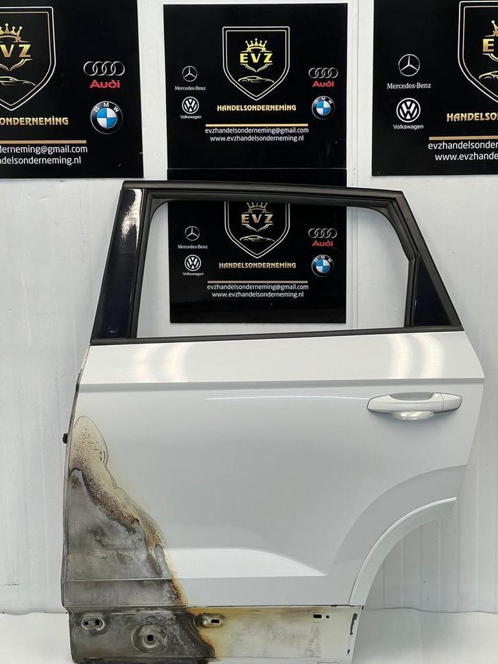 Seat Ateca portier 4-deurs links achter bj.2019 kleur wit, Auto-onderdelen, Carrosserie en Plaatwerk, Gebruikt, Seat, Achter, Links