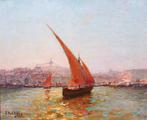 Louis Nattero (1870-1915) - Boats near Marseille (France)