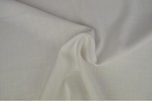 10 meter linnen viscose - Wit, Hobby en Vrije tijd, Stoffen en Lappen, 120 cm of meer, 200 cm of meer, Wit, Nieuw, Linnen, Ophalen of Verzenden