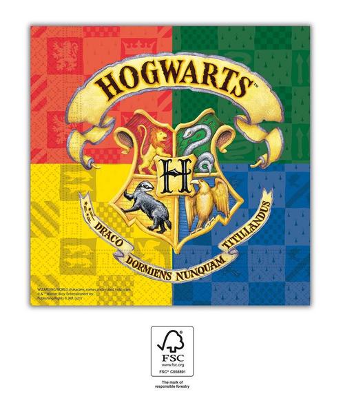 Harry Potter Servetten Hogwarts (20st), Kleding | Dames, Carnavalskleding en Feestkleding, Nieuw, Ophalen of Verzenden