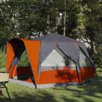 vidaXL Huisje Tent met dak Grijs en Oranje 333 x 317 x 194, Verzenden, Nieuw