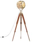 vidaXL Vloerlamp driepoot 165 cm massief mangohout, Verzenden, Nieuw