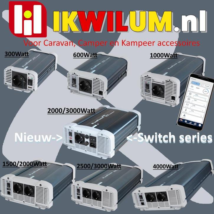 Xenteq sinus omvormers 12V-230V kwaliteit en scherp geprijsd, Caravans en Kamperen, Overige Caravans en Kamperen, Nieuw, Ophalen of Verzenden