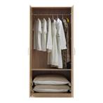 [en.casa] Kledingkast Bodolz 176x80x52 cm Sonoma eiken, Verzenden, Nieuw