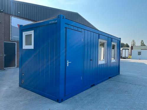 Kantoorunit 6x2.5 mtr 2 zijramen rechts, keuken en toilet, Zakelijke goederen, Machines en Bouw | Keten en Containers, Ophalen of Verzenden