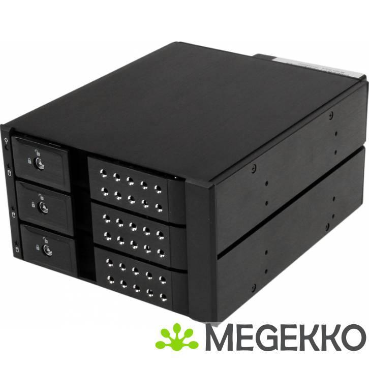 StarTech.com 3-bay aluminium trayless hot-swappable mobile, Computers en Software, Harde schijven, Nieuw, Verzenden