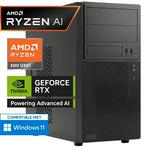 Ryzen 7 8700F - RTX 5050 - 32GB DDR5 - 1000GB Desktop PC, Computers en Software, Desktop Pc's, Nieuw