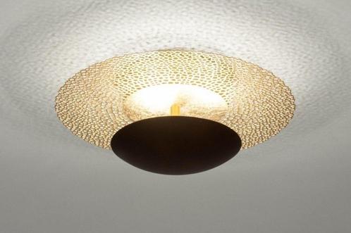 Rietveld Plafondlampen - Goud, Brons - Metaal, Huis en Inrichting, Lampen | Plafondlampen, Verzenden
