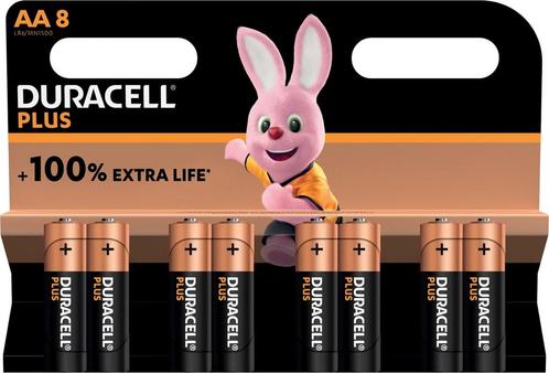 Duracell Duracell - batterij Plus 100% - AA - 8 stuks, Zakelijke goederen, Partijgoederen en Retail | Verpakking en Verzending
