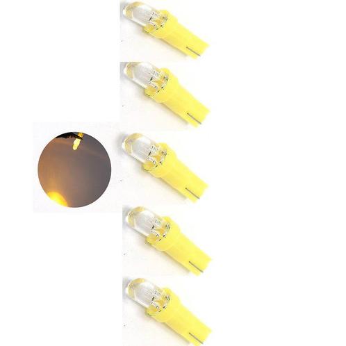Auto LEDlamp | 5x autoverlichting LED T5 | kleur geel | 12V, Huis en Inrichting, Lampen | Overige, Nieuw, Verzenden