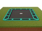 Flat to the ground Trampoline Rechthoekig Capital Play Groen, Ophalen of Verzenden, Nieuw