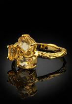 Citrien - Zilver - Ring - Golden Glow