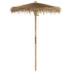 Bamboe Tiki Paraplu - Strandproof! | OP=OP | 46%! (parasol), Verstelbaar, Nieuw, Ophalen of Verzenden, 1 tot 2 meter